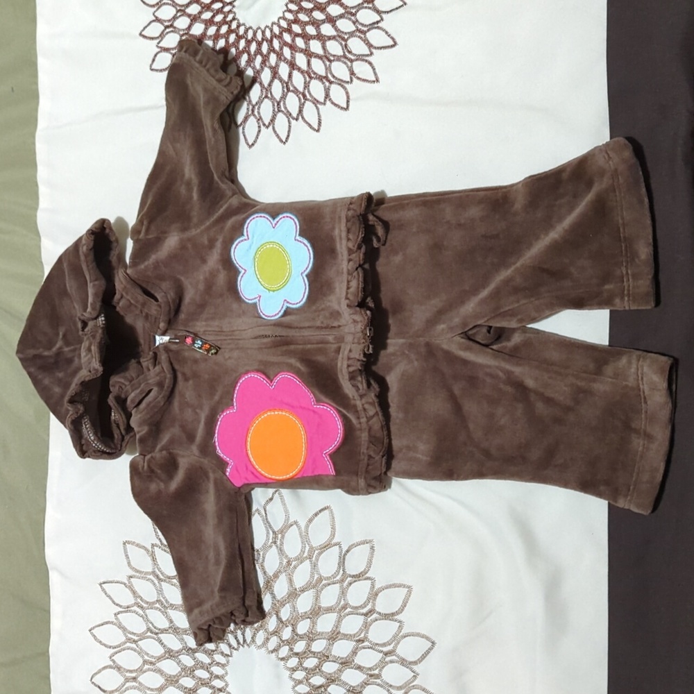 Carter's Newborn Velour Outfit